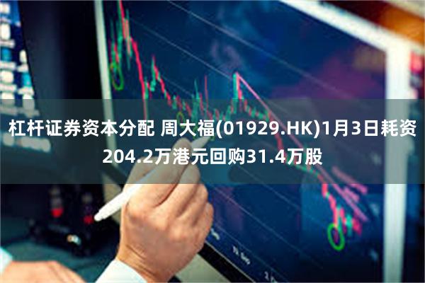 杠杆证券资本分配 周大福(01929.HK)1月3日耗资204.2万港元回购31.4万股